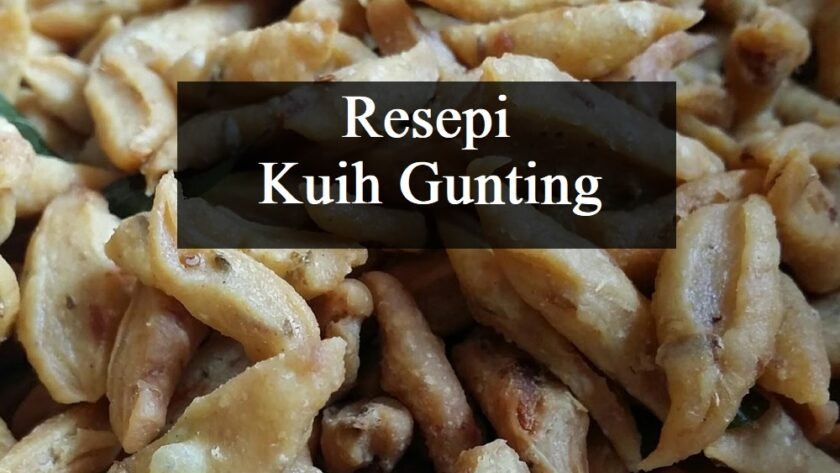 Resepi Kuih Gunting