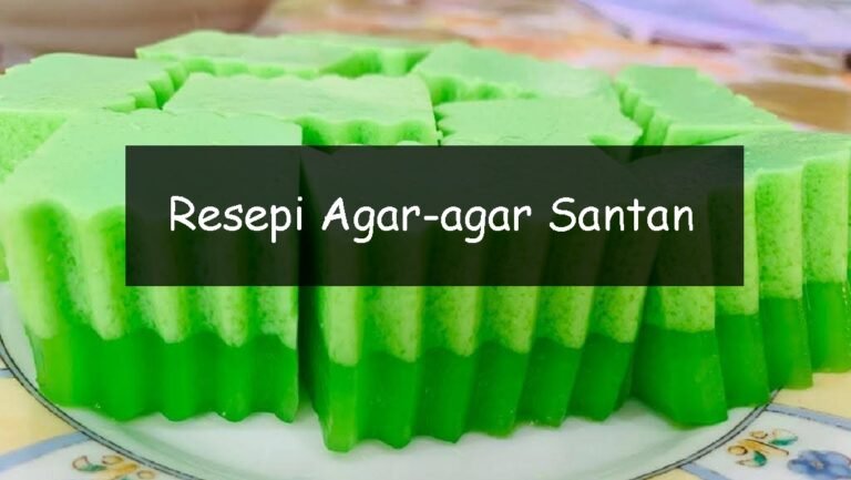 Resepi Agar-agar Santan Yang Enak Dan Mudah - The Resepi