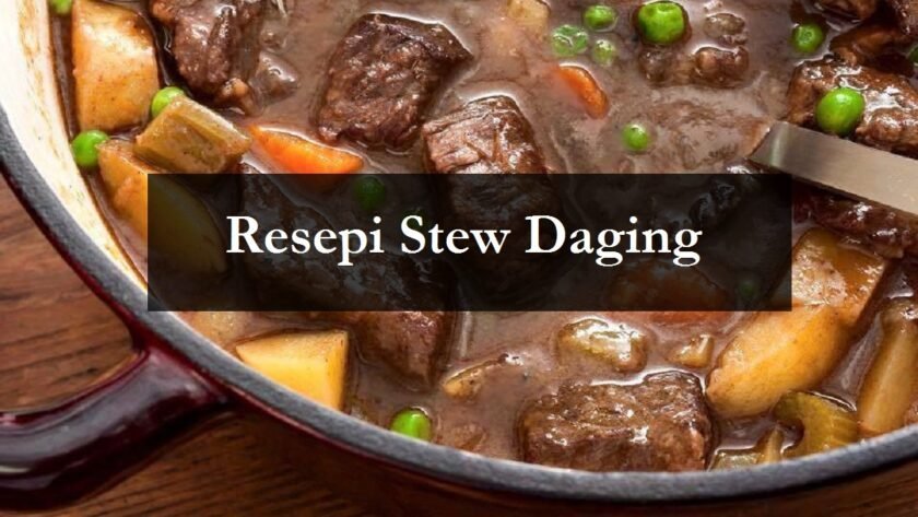resepi stew daging