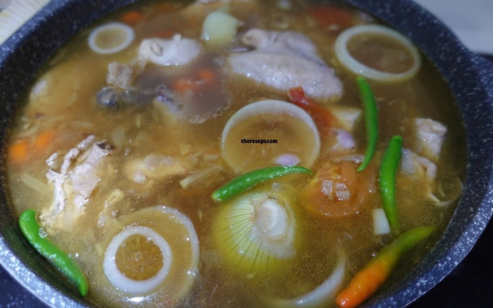resepi sup ayam ala thai